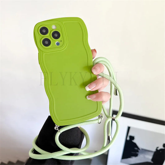 Étui à bandoulière Wave Edge pour iPhone