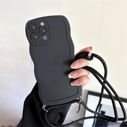 Étui à bandoulière Wave Edge pour iPhone