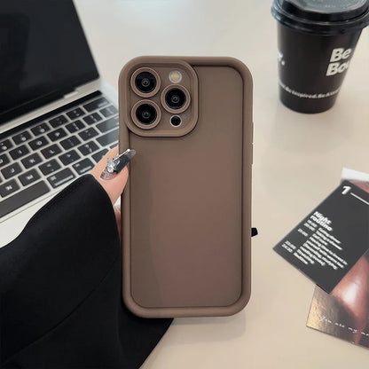 Coque Mince Antichoc pour iPhone 13 à 15 Pro Max | Élégance et Protection en Couleurs Classiques