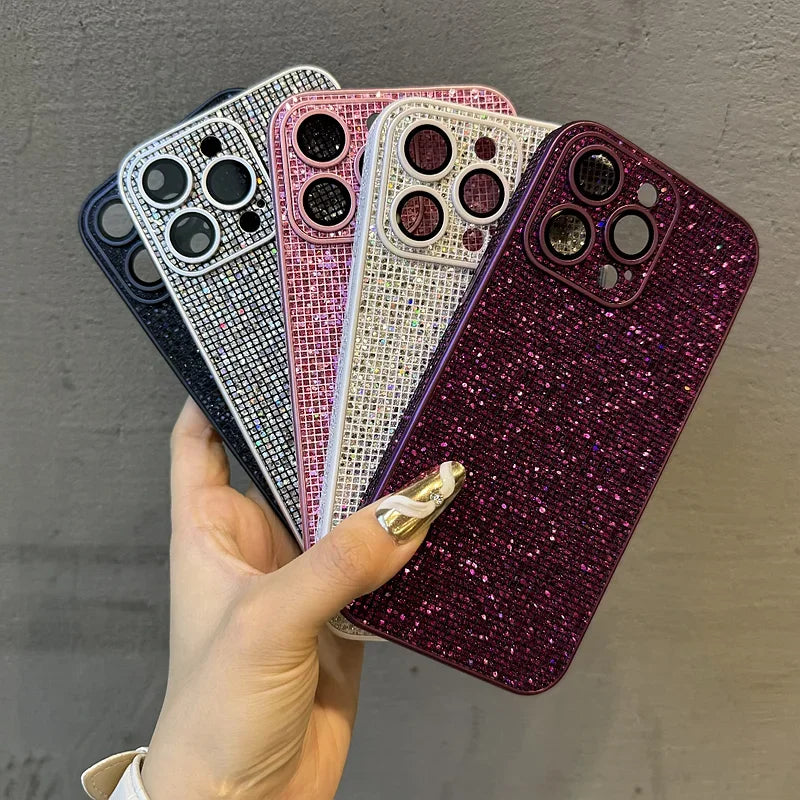 Coque à paillettes pour iPhone
