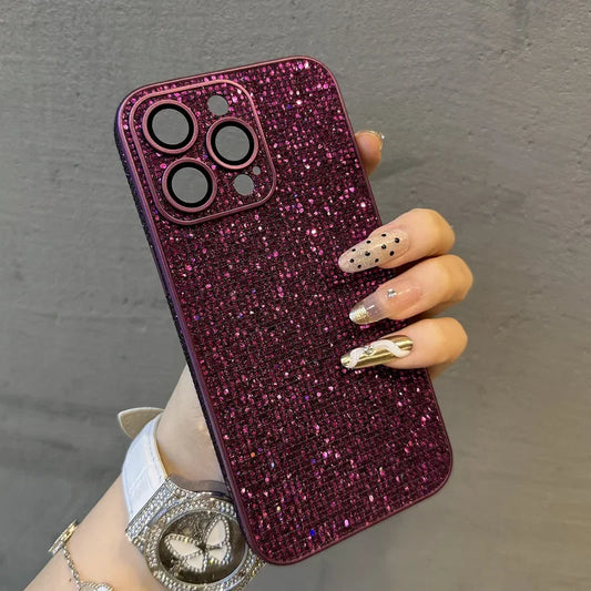 Coque à paillettes pour iPhone
