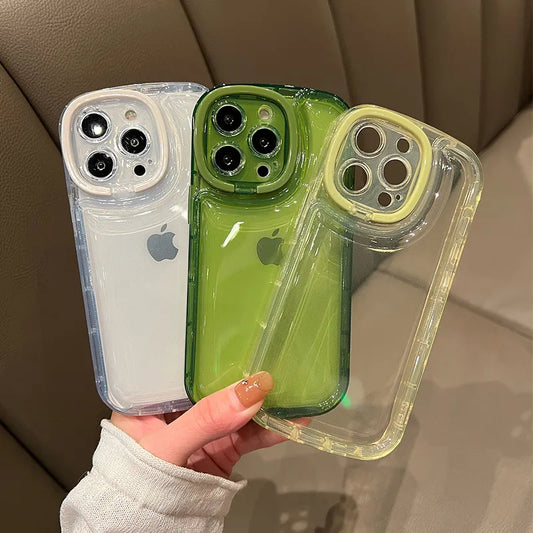 Support de téléphone pliable invisible | Anneau de support – Coque transparente pour iPhone