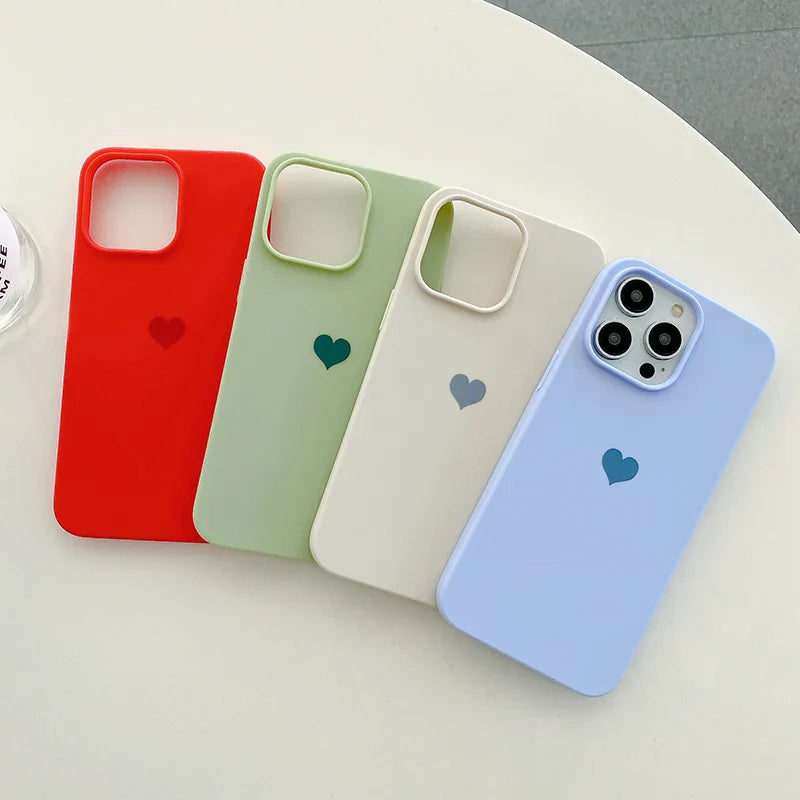 Coque de téléphone Love Heart pour iPhone