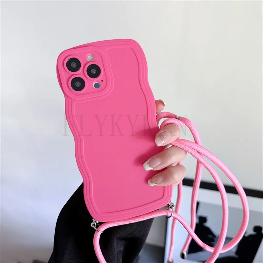 Étui à bandoulière Wave Edge pour iPhone