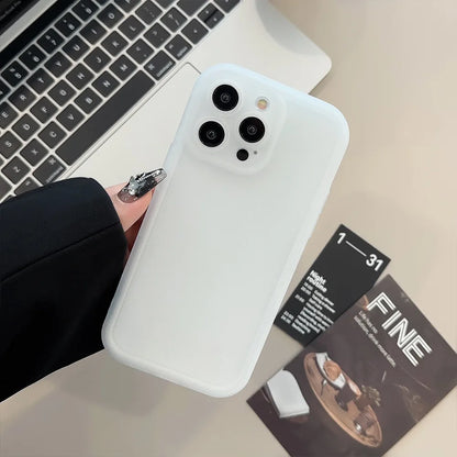 Coque Mince Antichoc pour iPhone 13 à 15 Pro Max | Élégance et Protection en Couleurs Classiques