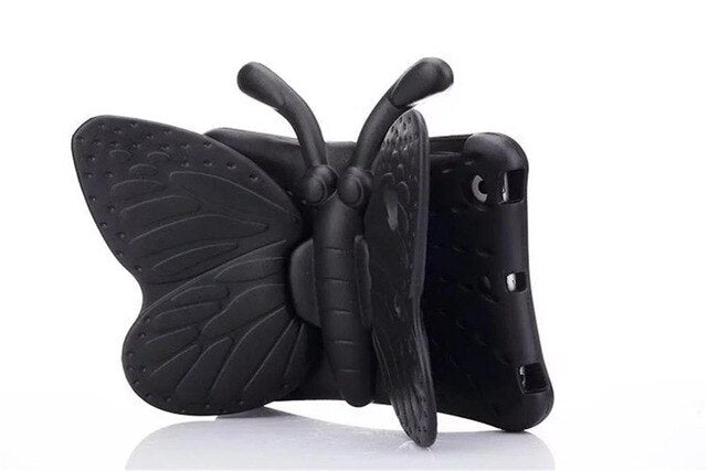 Étui papillon en silicone adapté aux enfants pour iPad Mini