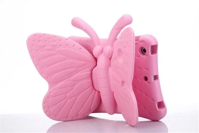 Étui papillon en silicone adapté aux enfants pour iPad Mini