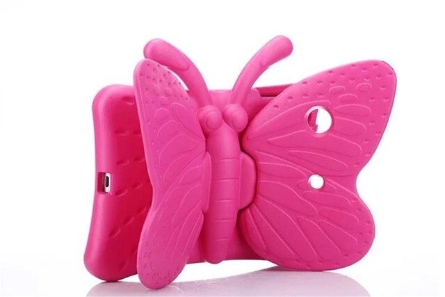 Étui papillon en silicone adapté aux enfants pour iPad Mini
