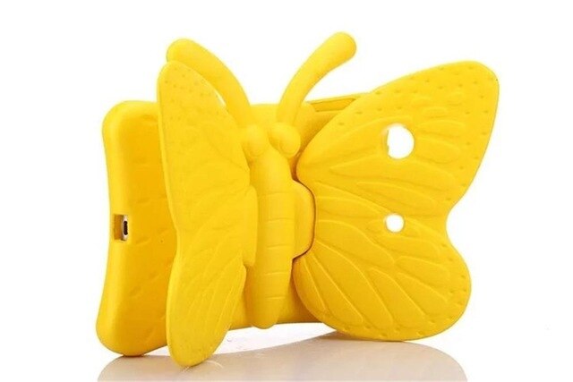 Étui papillon en silicone adapté aux enfants pour iPad Mini