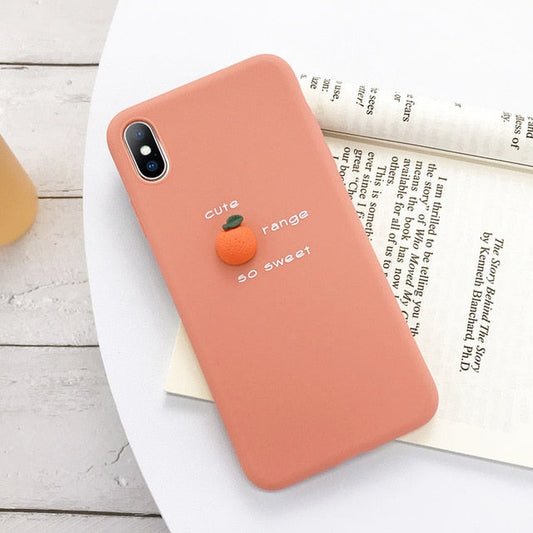 Coque de téléphone 3D Fruit Orange