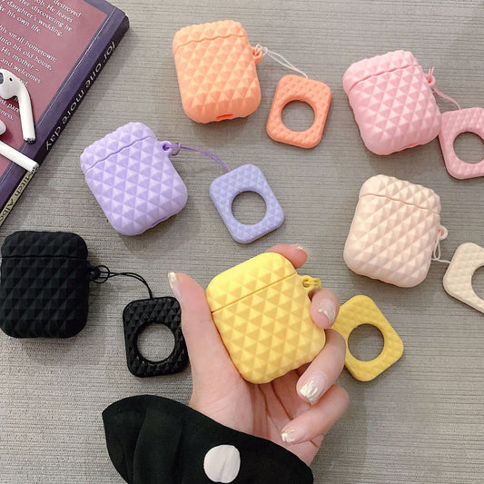 Diamond Style Silicone Case For Apple Airpods