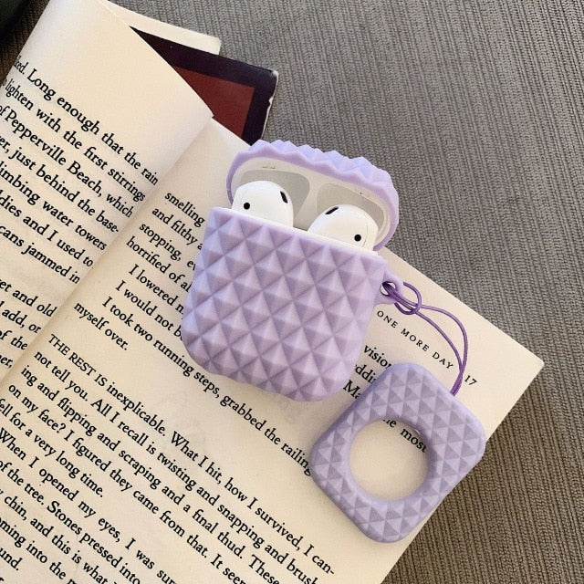 Diamond Style Silicone Case For Apple Airpods