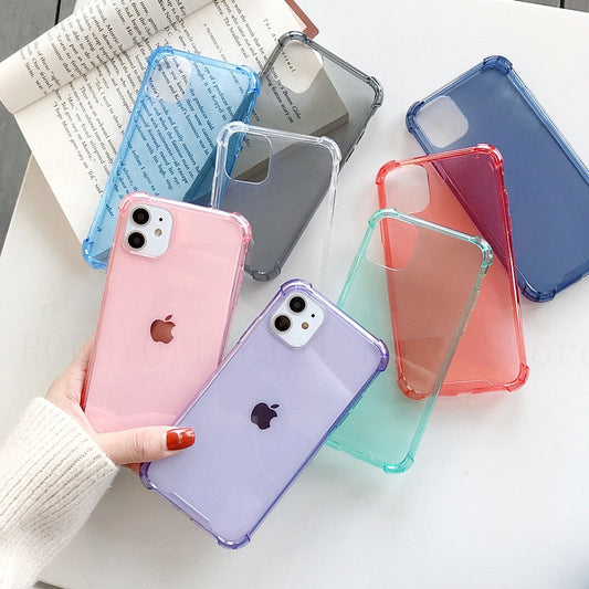 Coque de téléphone basique en silicone pour iPhone