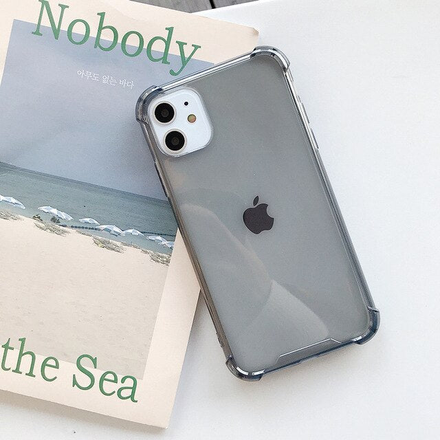 Coque de téléphone basique en silicone pour iPhone