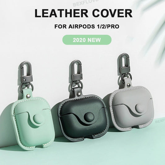 Leather Case Cover For Airpods