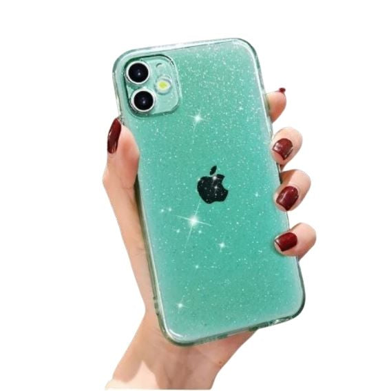 Coque de téléphone de luxe colorée et scintillante pour iPhone